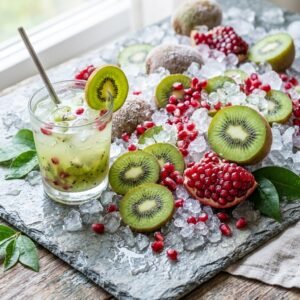 Kiwi Pomegranate  ice