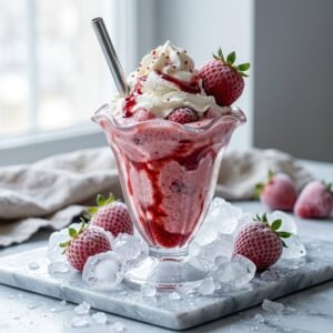 Milkshake Strawberry ice