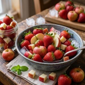 Strawberry Apple ice