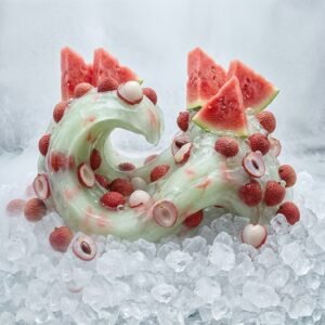 Watermelon lychee ice
